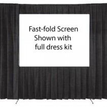 10' wide x 7' high Fastfold Projection Screen, front and rear projection  